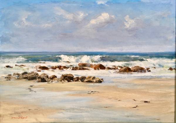 - Oil on Board, Painting by David Rust, measuring 29 x 41 cm (H x W) framed at 48 x 60 cm £750